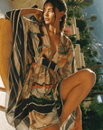 Tropical Chain Print Kaftan - GorgeousGul