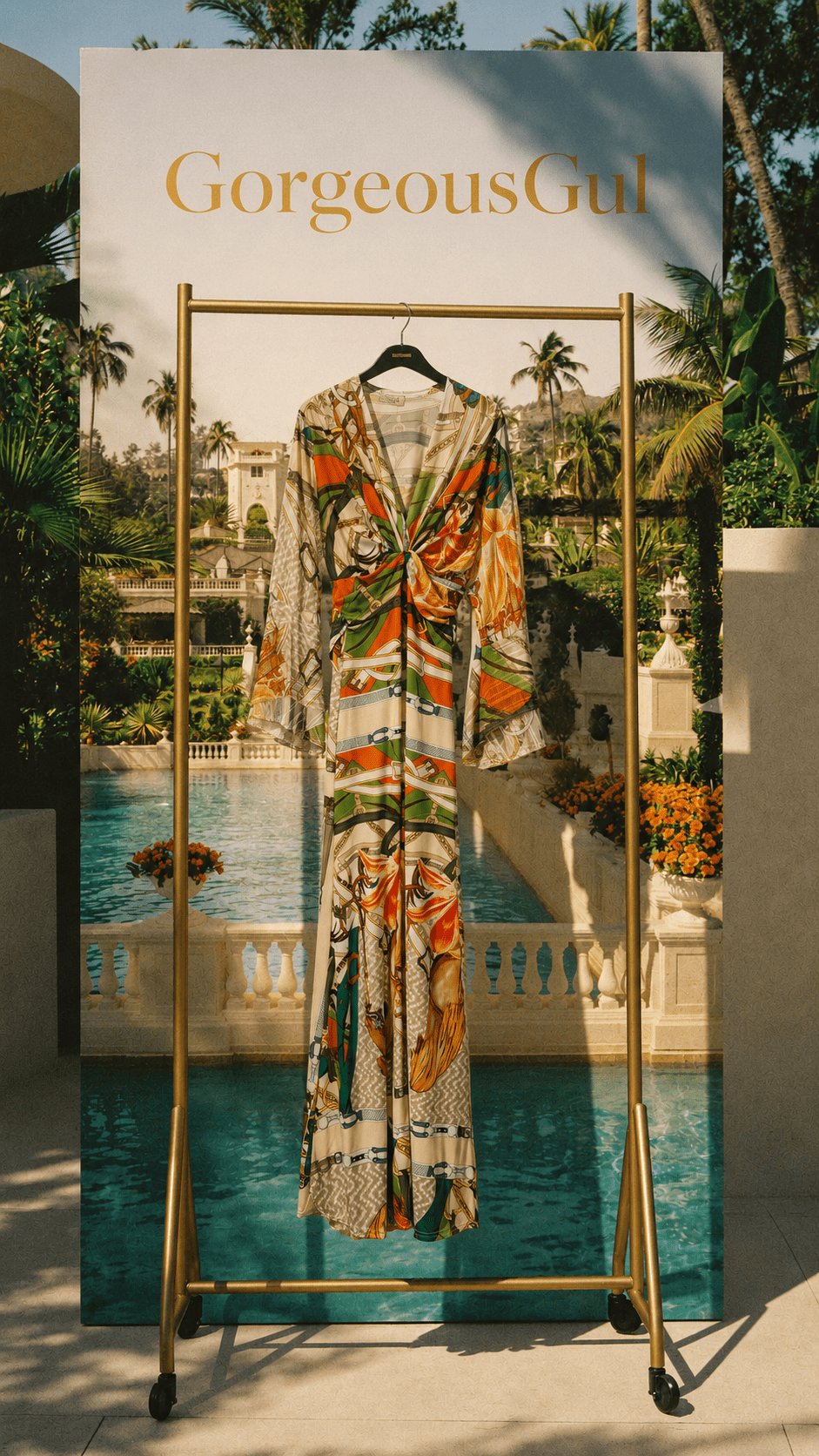 Palm Riviera Maxi Dress - GorgeousGul