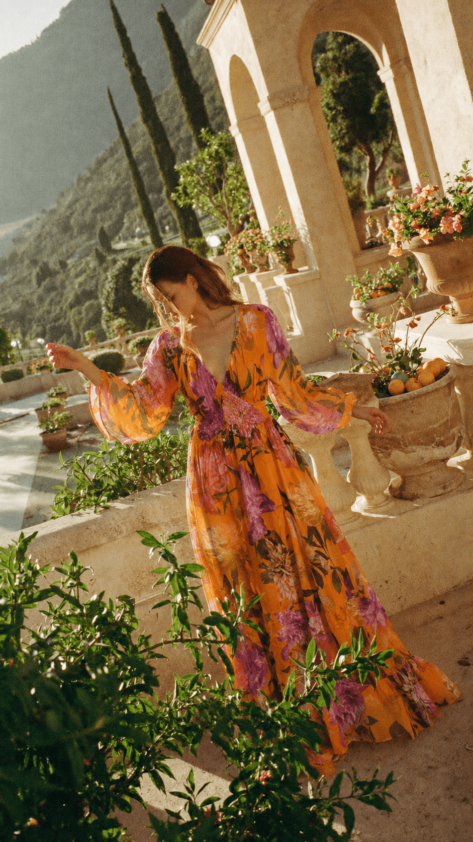 Orange Blossom Smocked Dress - GorgeousGul