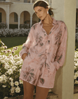 Pink Pearl Floral Co-Ord Set - GorgeousGul