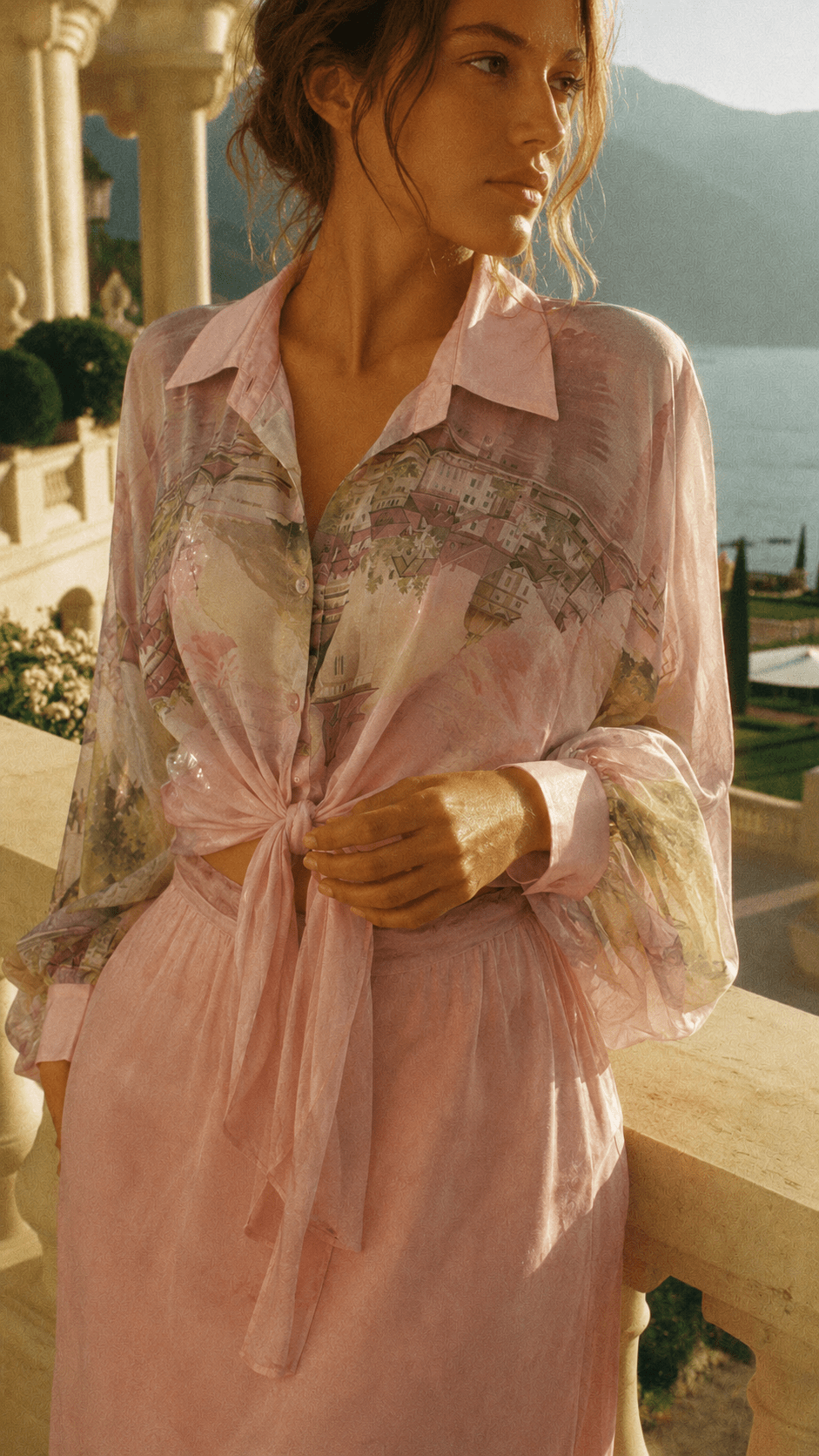 Blush Como Skirt Set - GorgeousGul