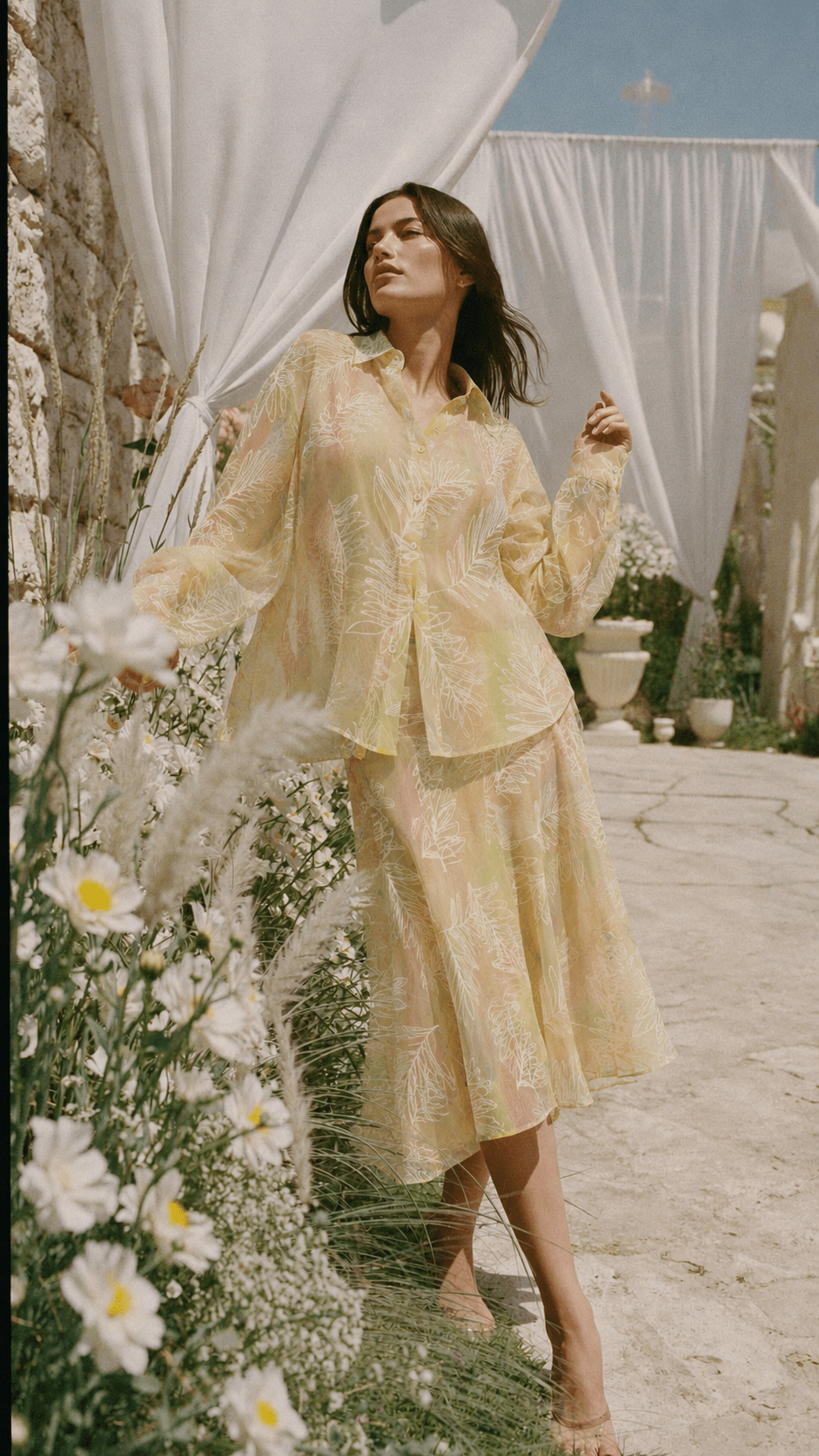 Sunlit Botanical Top - GorgeousGul
