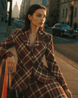 London Burgundy Plaid Set - GorgeousGul
