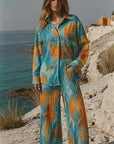 Turquoise Ember Shirt Set - GorgeousGul