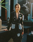 Midnight Street Art Blazer - GorgeousGul