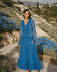 Blue Romance Ruffle Set - GorgeousGul