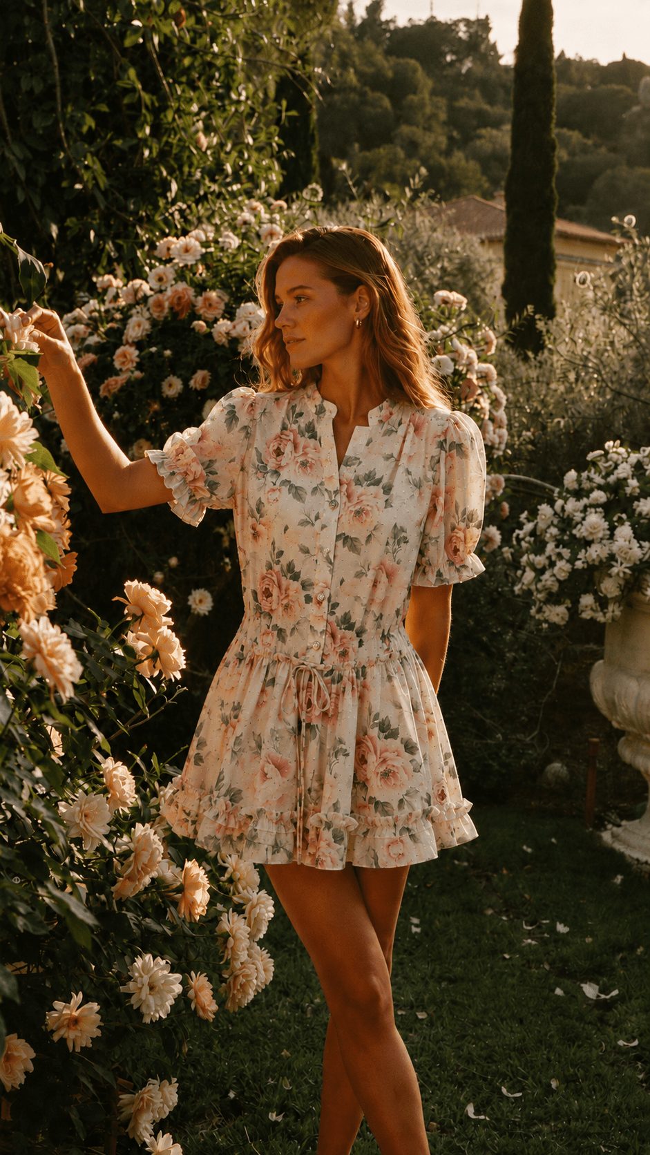 Blush Rose Mini Dress - GorgeousGul
