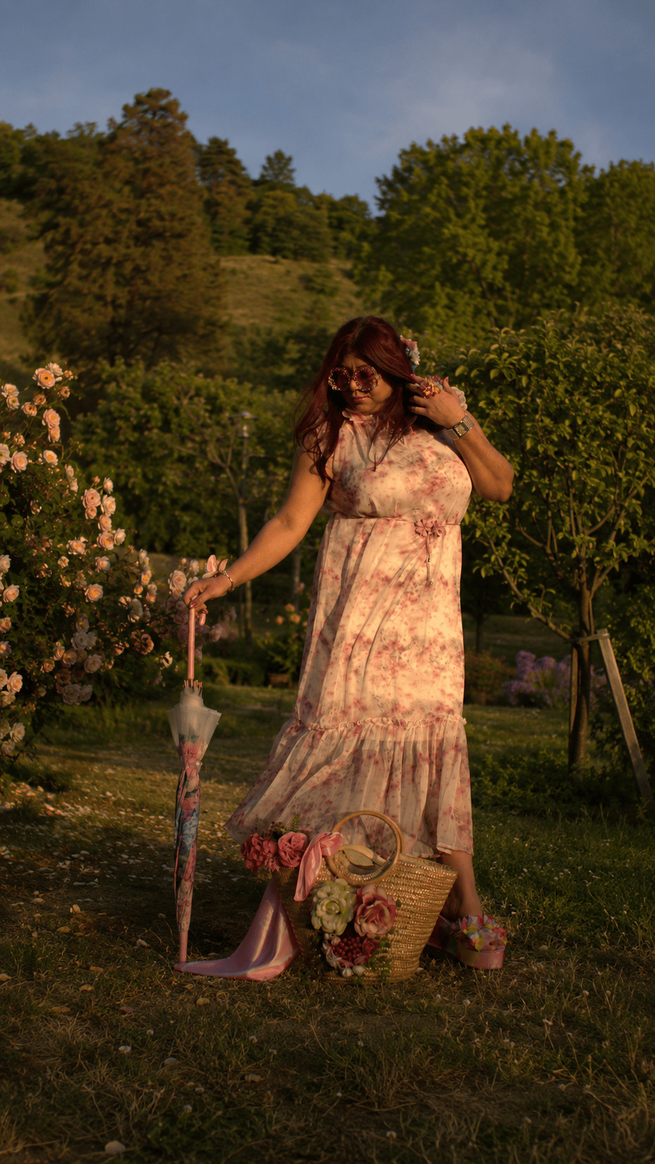 Pink Picnic Maxi Dress - GorgeousGul