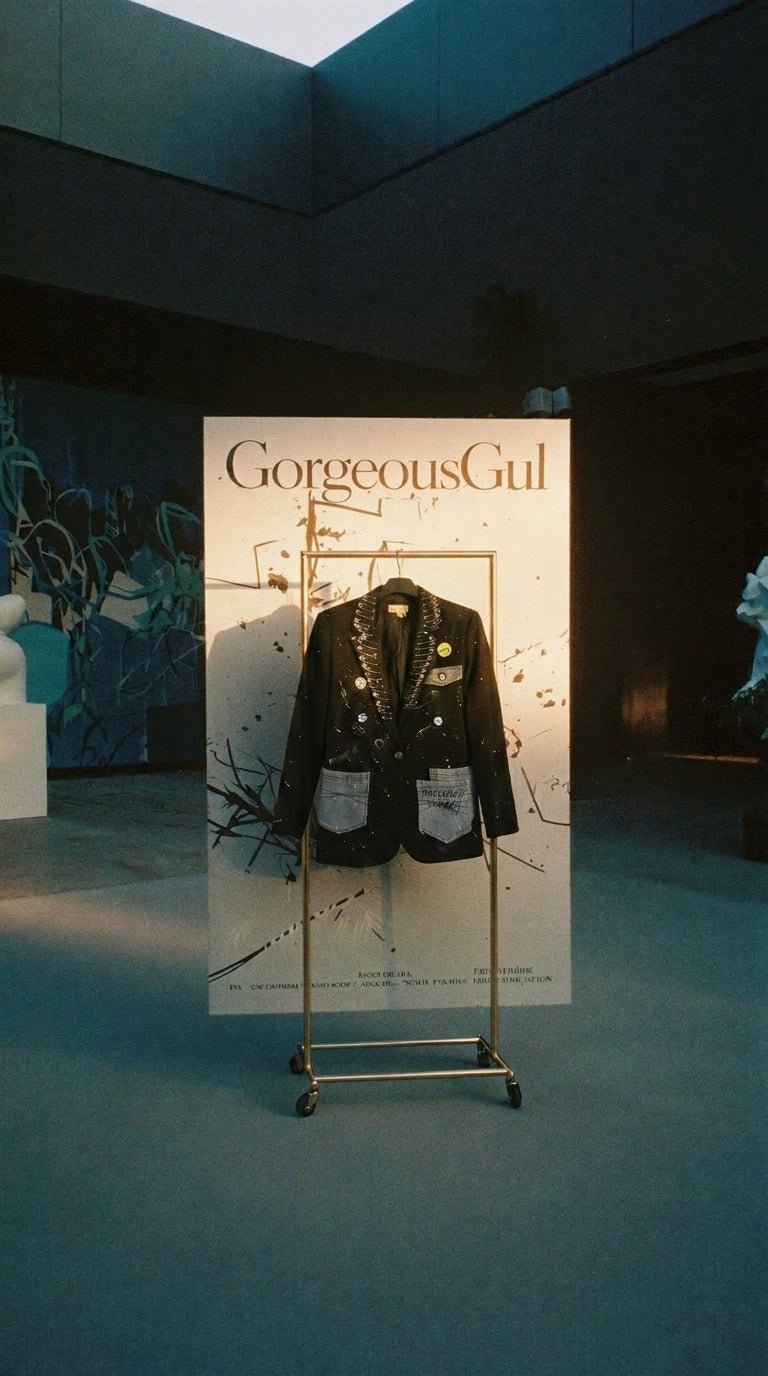 Midnight Street Art Blazer - GorgeousGul