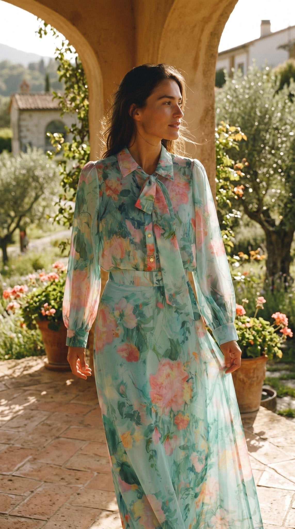 Aqua Riviera Floral Set - GorgeousGul