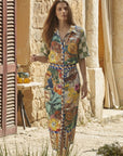 Amalfi Citrus Skirt set - GorgeousGul